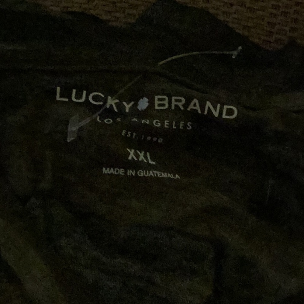 🖤NWOT Just Too FUN Lucky 🍀 Brand Size XXLARGE Camo Style Top Closet Must Have 🖤 - Picture 7 of 7